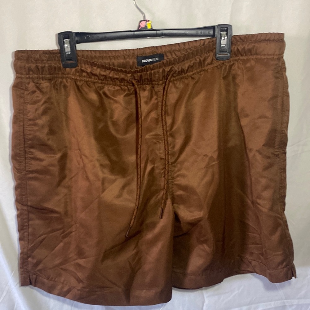 XL Nova Men Copper board shorts 2 deep side pockets and 1 deep back pocket